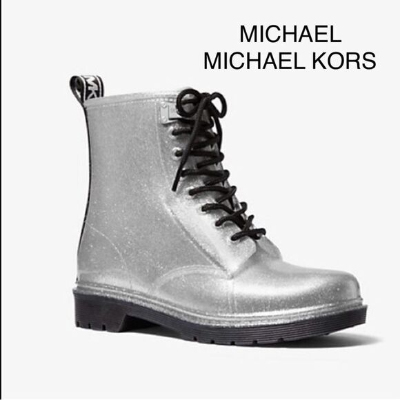 MICHAEL Michael Kors Shoes - MICHAEL Michael KORS Tavie Logo Tape and Glitter Rain …